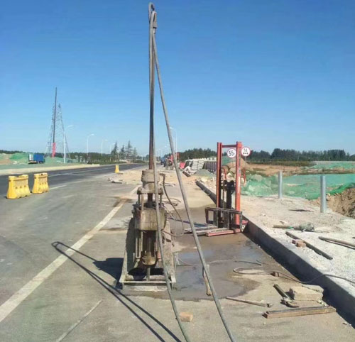 丰宁公路高聚物注浆加固